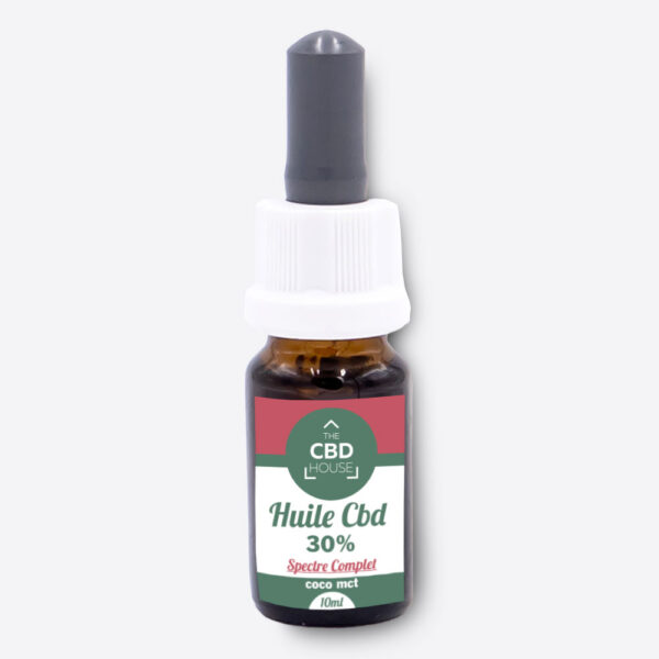 HUILE DE CHANVRE MCT 30% CBD – FULL SPECTRUM