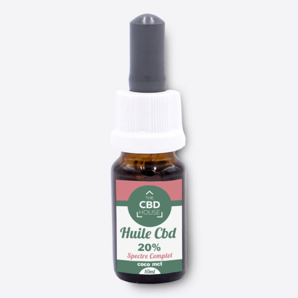 HUILE DE CHANVRE MCT 20% CBD – FULL SPECTRUM