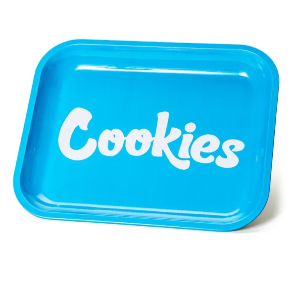 Cookies Metal Rolling Tray Blue LARGE