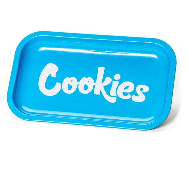 Cookies metal Rolling Tray Blue Medium