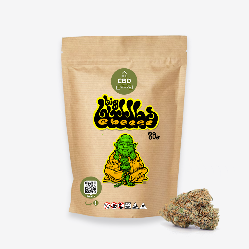 big buddha cheese medium bud fleur de cbd