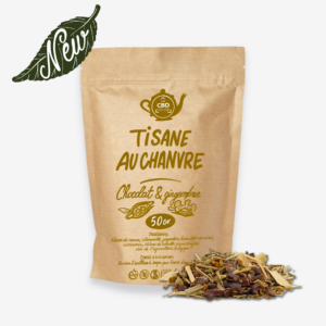 tisane chanvre & Épices – cacao, gingembre, curcuma