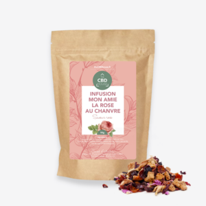 infusion mon amie la rose chanvre & rose