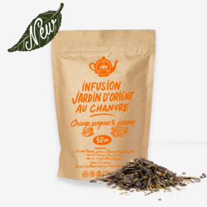 infusion jardin d'orient chanvre & orange sanguine & jasmin
